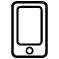 Smartphone Icon als Symbol für Check in im Rude7 Mannheim